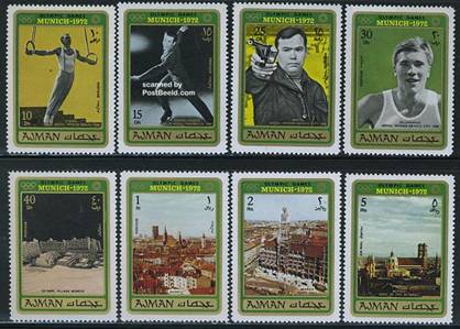 Olympic games Munich 8v
